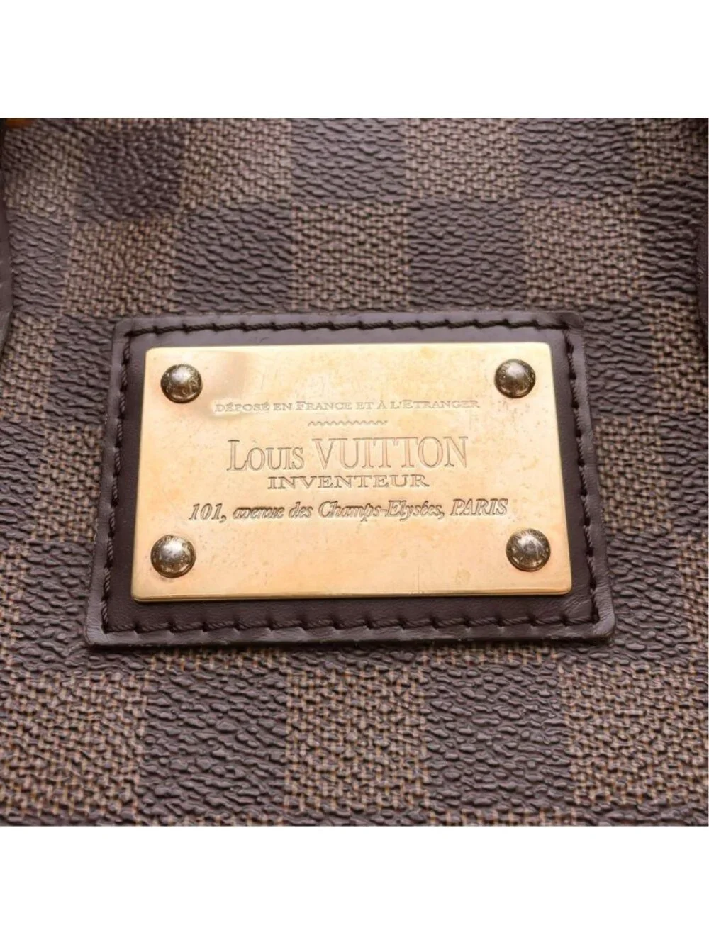 Louis Vuitton Damier Leather Hampstead PM Shoulder Tote Bag